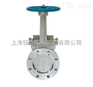 PZ73H-手動刀型閘閥-上海鈺歐閥門制造